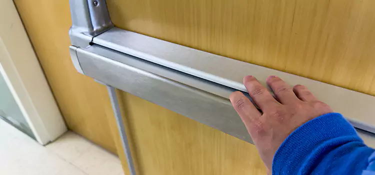 Installing a Push Bar on a Door Merrillville